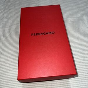 Ferragamo empty shoebox with packaging